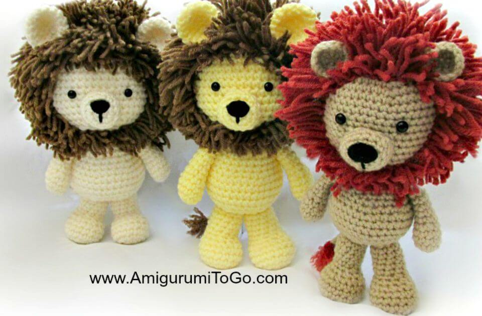How to Make Bigfoot Lion - Free Crochet Pattern