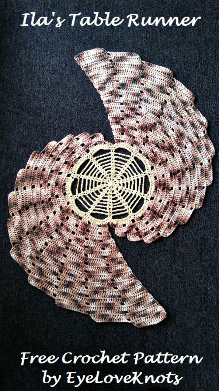 Free Crochet Ila’s Table Runner Pattern
