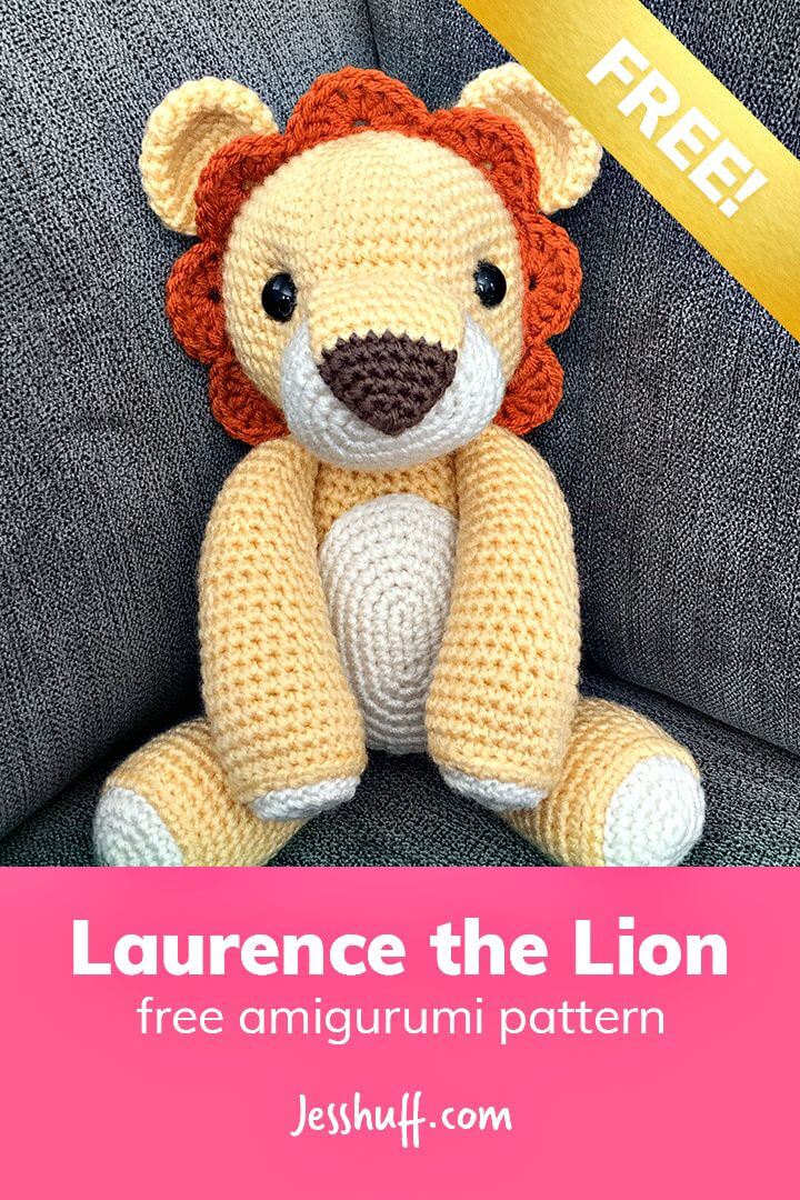 Free Crochet Laurence Lion Amigurumi Pattern