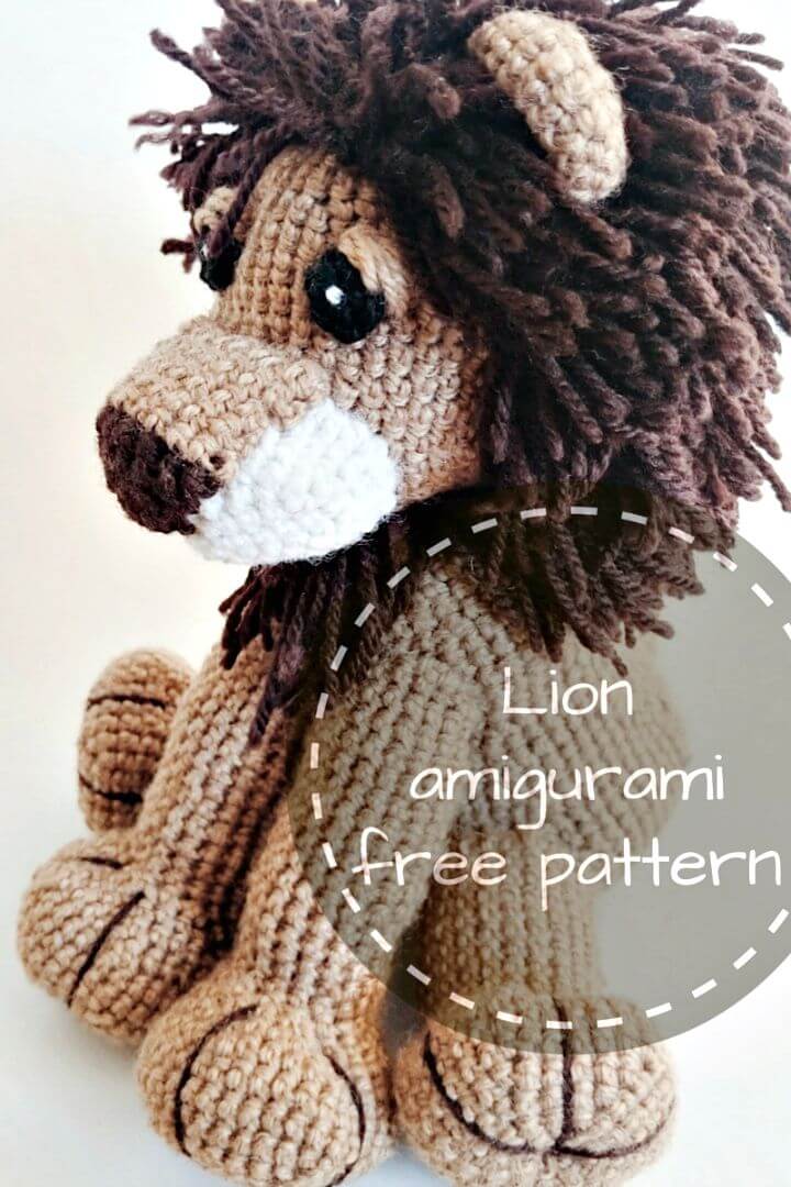 Free Crochet Lion Amigurum Pattern