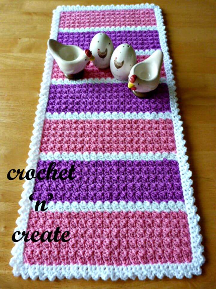 How To Crochet Table Runner