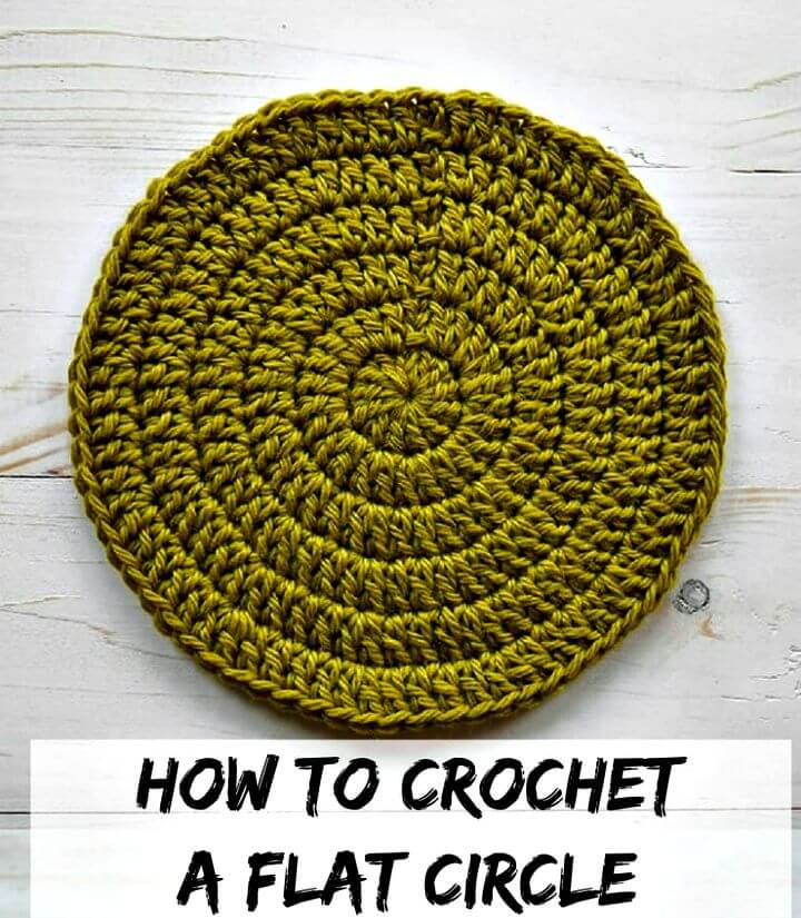 Crochet Flat Circle - Free Pattern