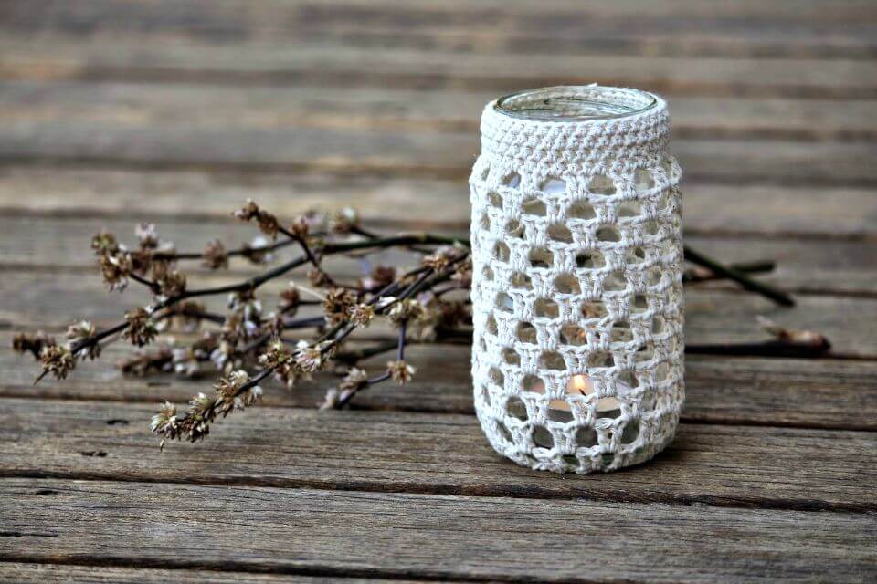 Easy to Crochet Jar Cosy - Free Pattern