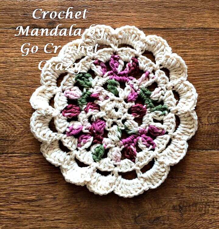 Easy Crochet Mandala - Free Pattern