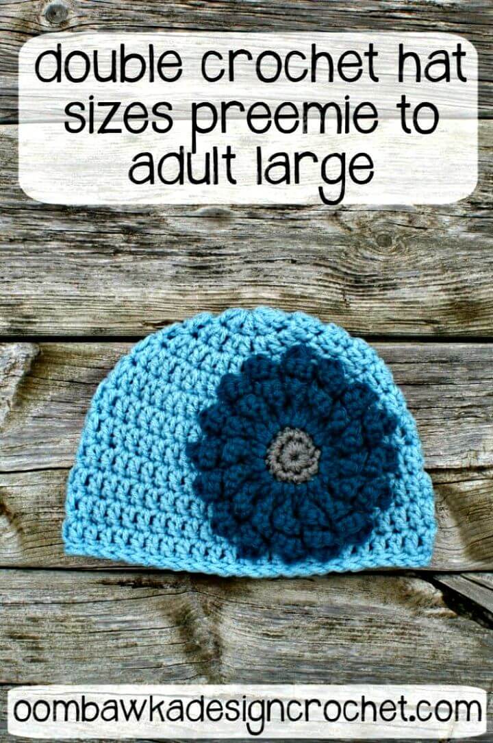 Free Crochet Basic DC Beanie Pattern