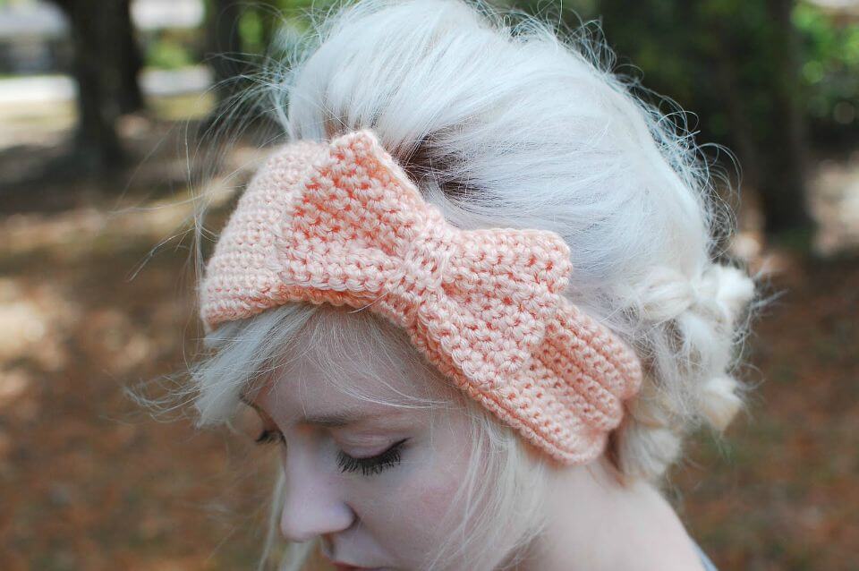 Free Crochet Bow Headband Pattern