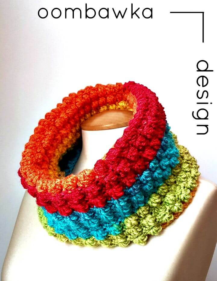 Crochet Colors Cowl March Scarf 