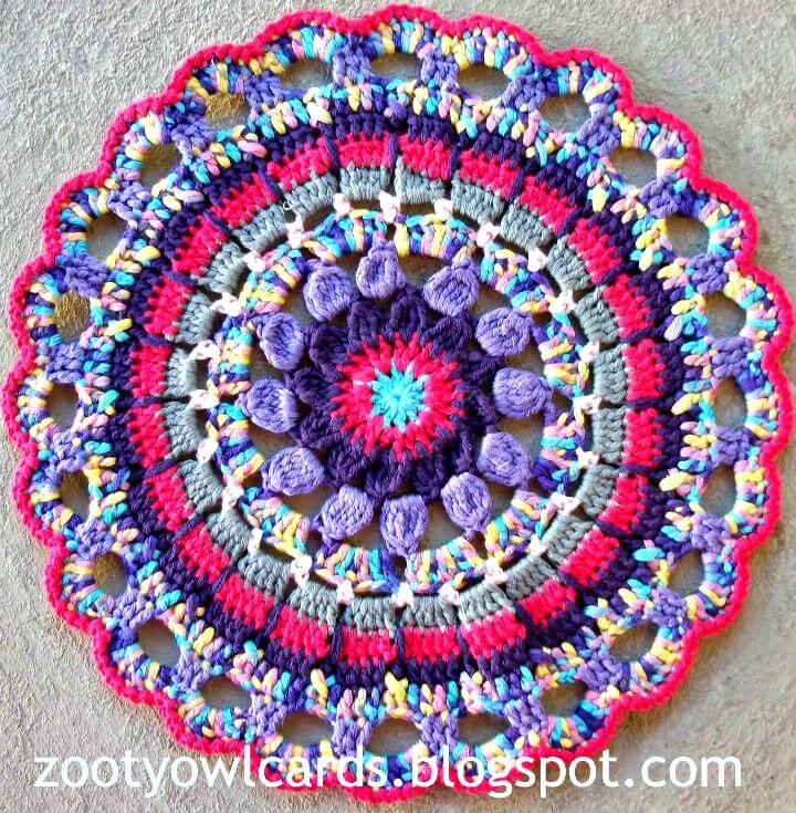 How to Crochet Dahlia Mandala