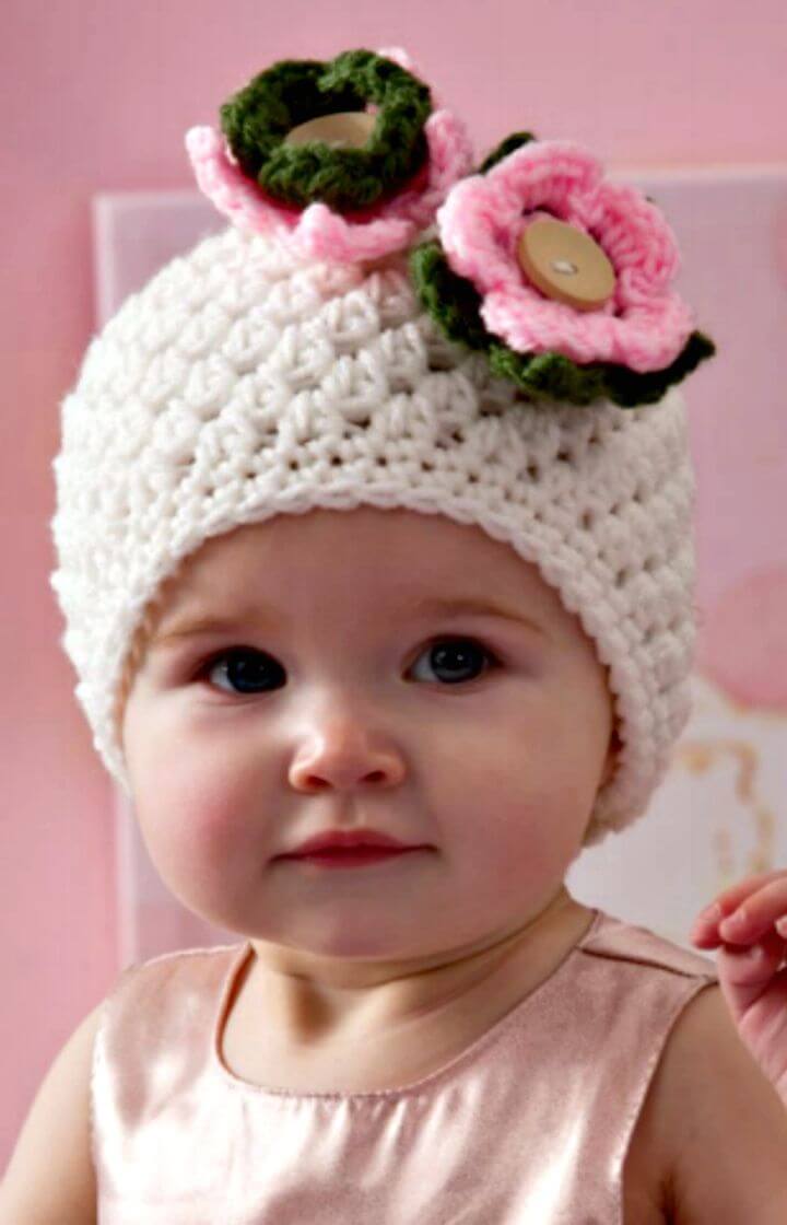 Free Crochet Darling Baby Hat Pattern