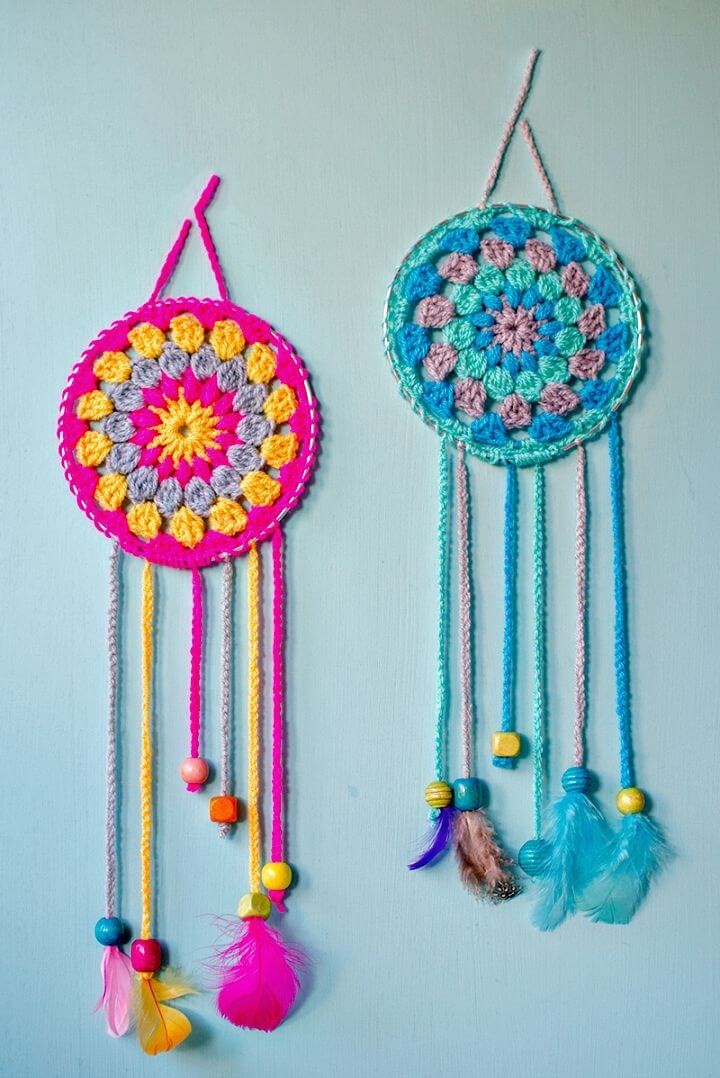 Crochet Dream Catchers - Free Gift Pattern