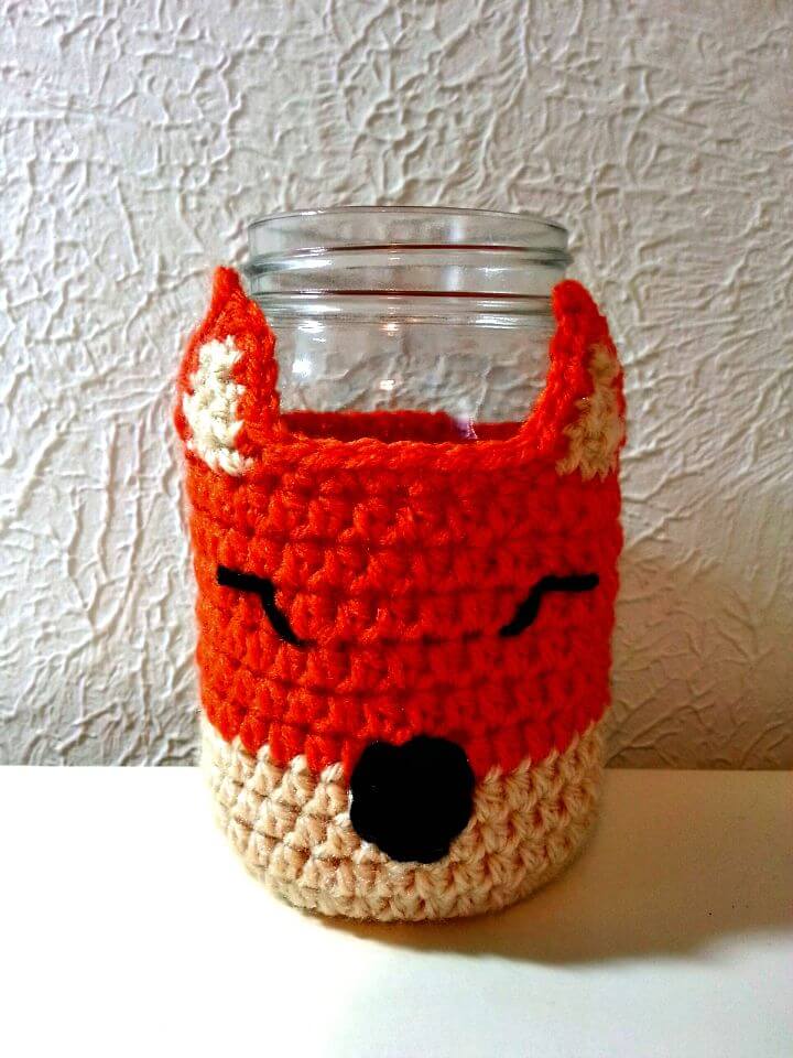 How to Crochet Foxy Jar Cover Pattern