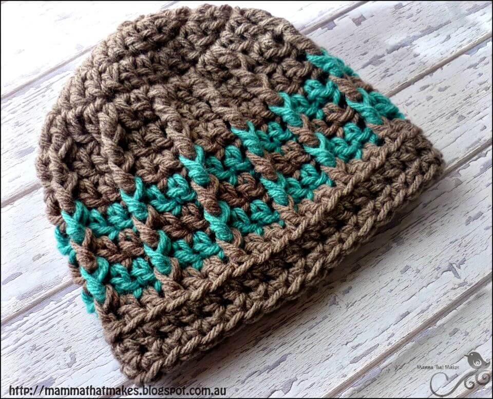 Free Crochet Michael Beanie Pattern