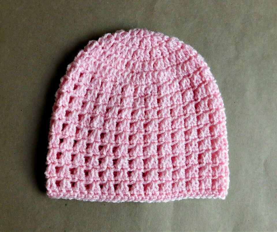 Simple to Crochet Newborn Baby Hat Pattern