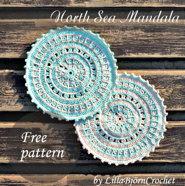 Easy to Crochet North Sea Mandala Pattern