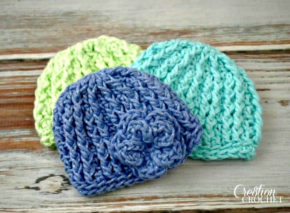 Free Crochet Preemie Hat Pattern