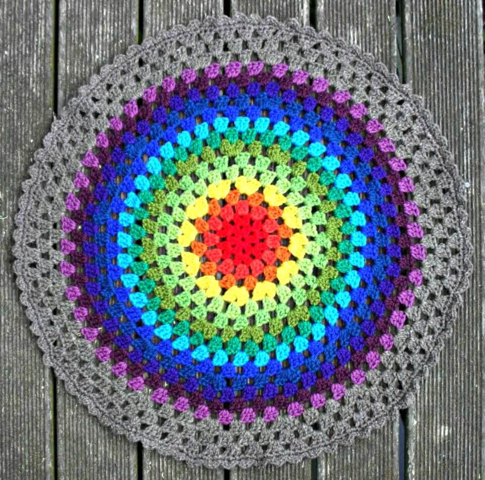 Crochet Revisiting The Granny Mandala - Free Pattern