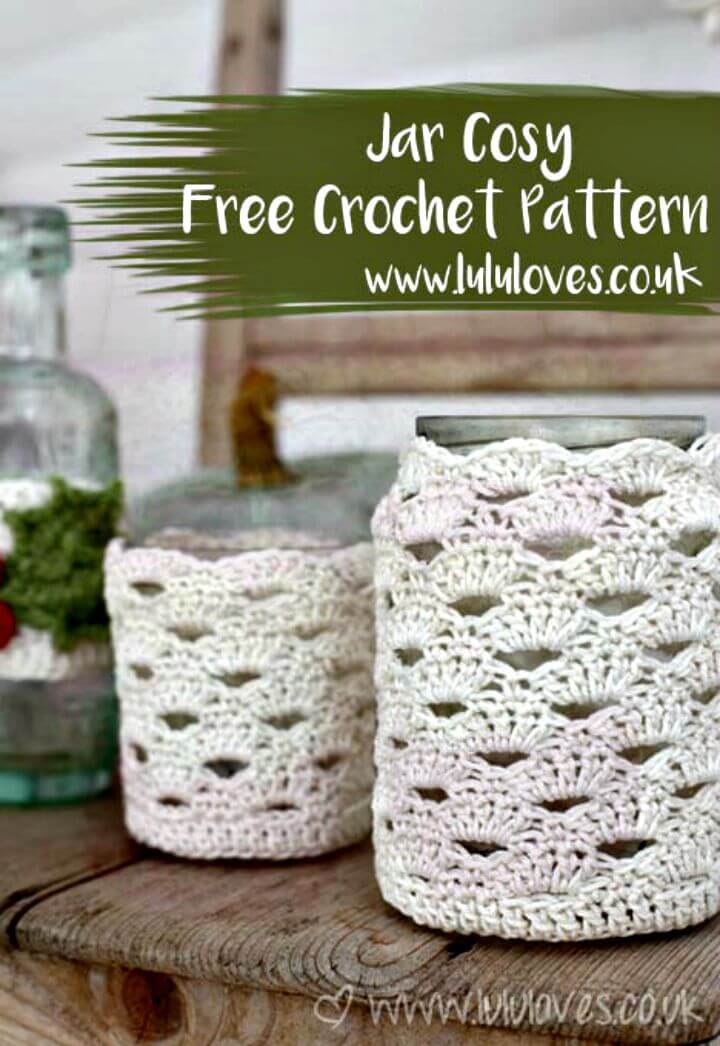 How To Crochet Jar Cosy