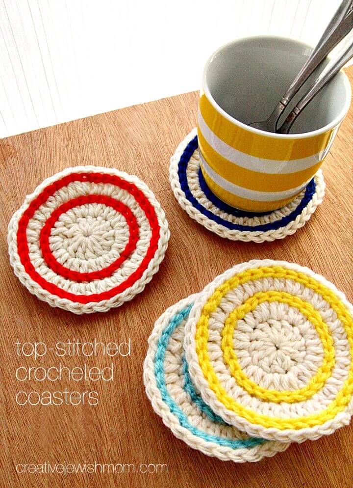 Simple Crochet Coasters - Free Pattern