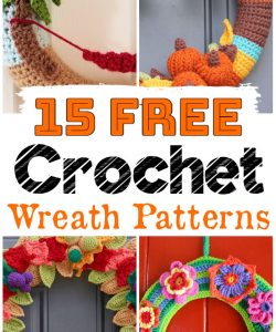15 Free Crochet Wreath Patterns and DIY Home Decor
