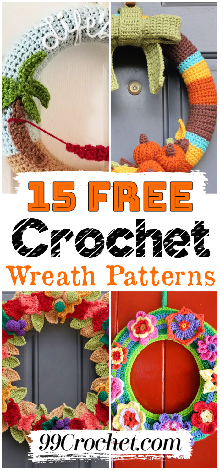 Farmhouse-Inspired Crochet Wreath Ornament