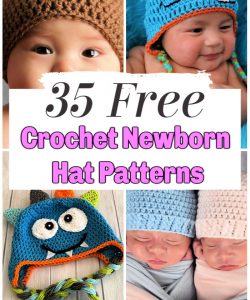 35 Free Crochet Newborn Hat Patterns