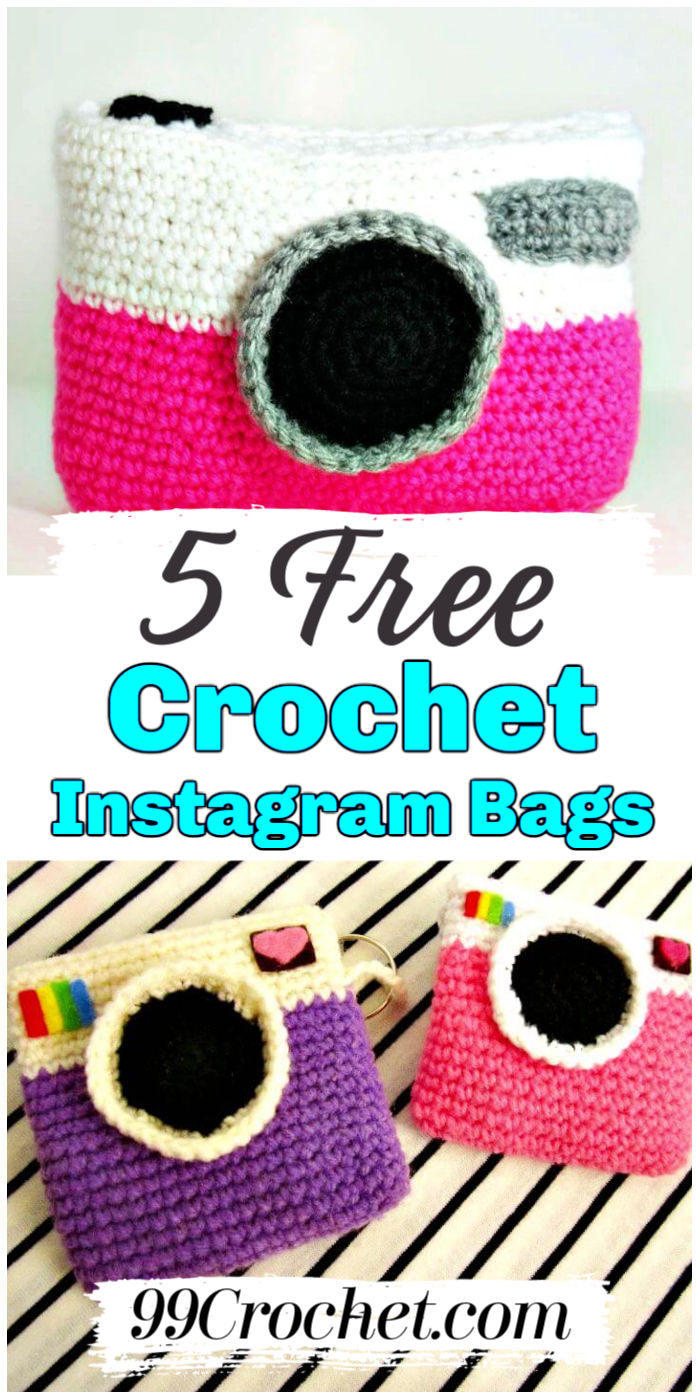 5 Free Crochet Instagram Crochet Bag Patterns