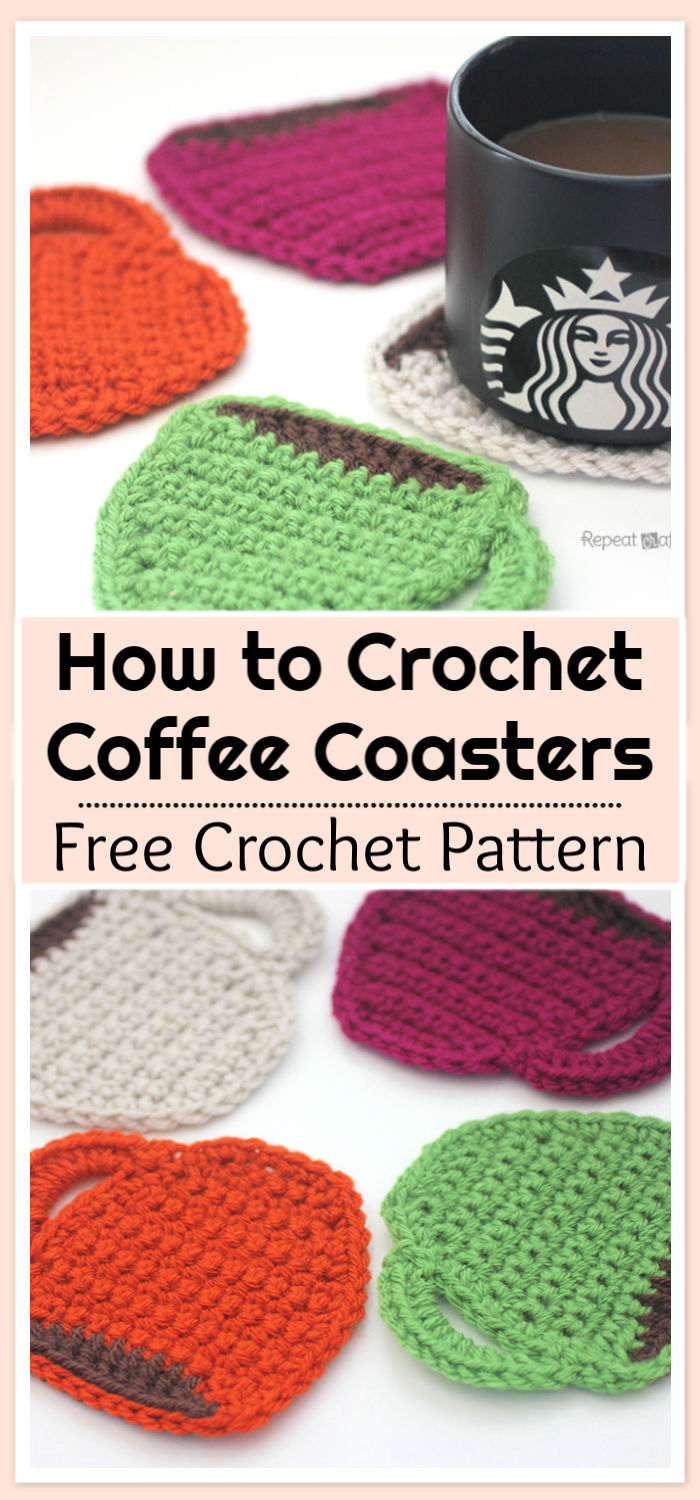 Free Crochet Coffee Coasters Patterns
