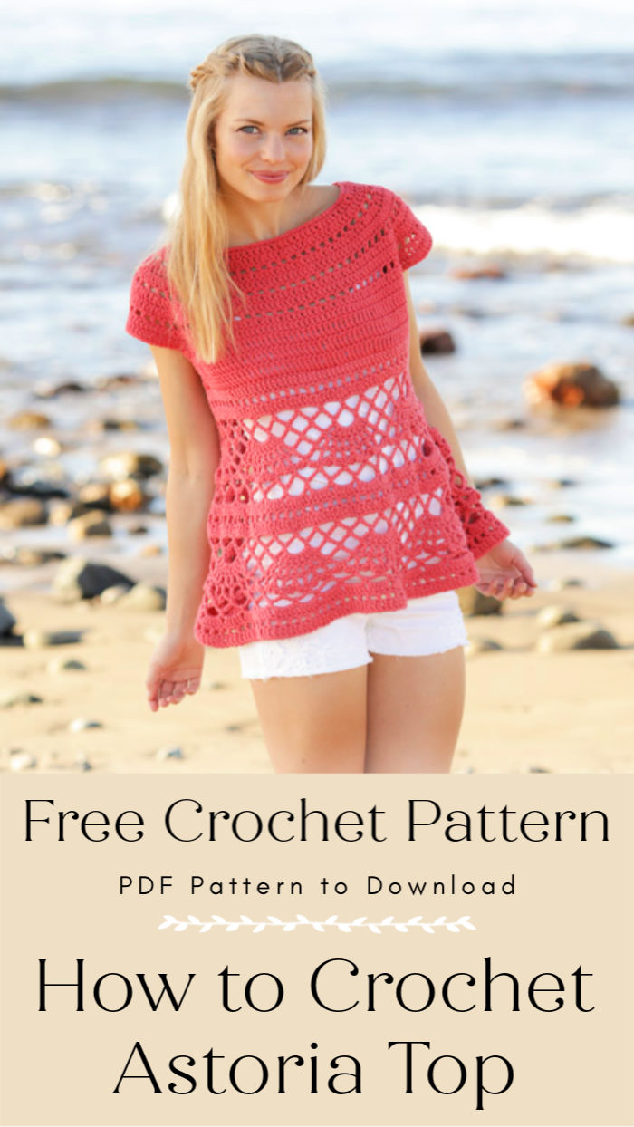 How to Crochet Astoria Top Free Pattern