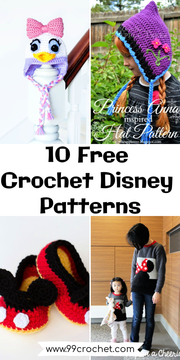 10 Best Free Crochet Disney Patterns 99 Crochet