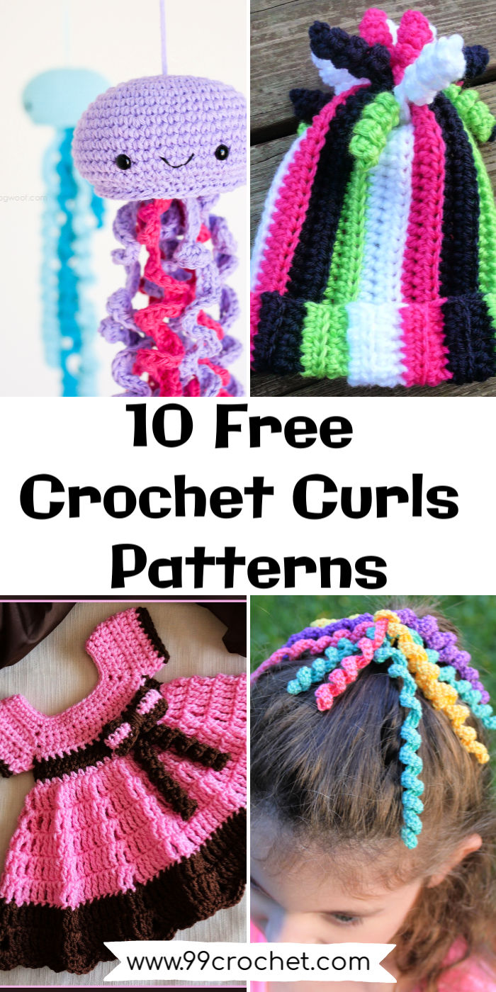 10 Free Crochet Curls Patterns - 99 Crochet