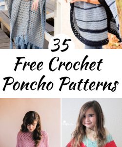 35 Free Crochet Poncho Patterns for Beginners