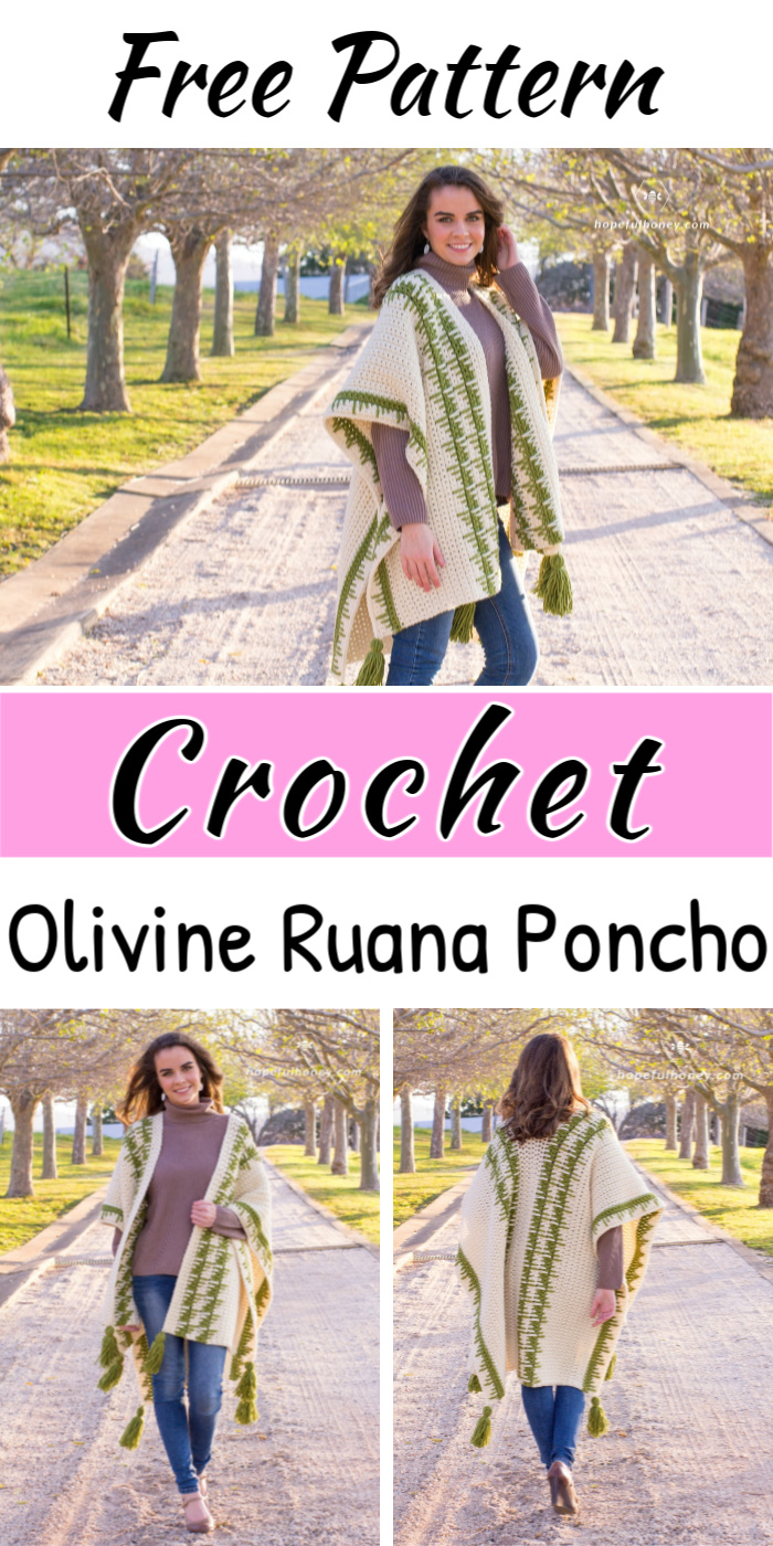 Free Crochet Olivine Ruana Pattern